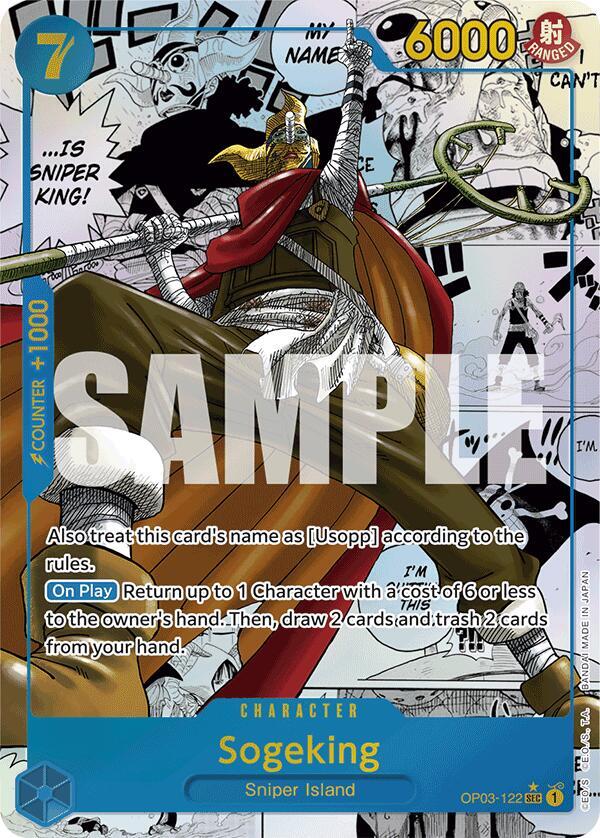 Sogeking OP03 122 (Manga) Premium Booster The Best (Secret Rare)