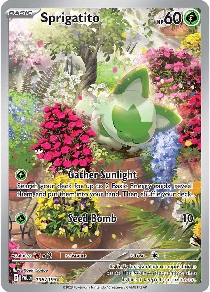 Sprigatito 196 Paldea Evolved (Illustration Rare)