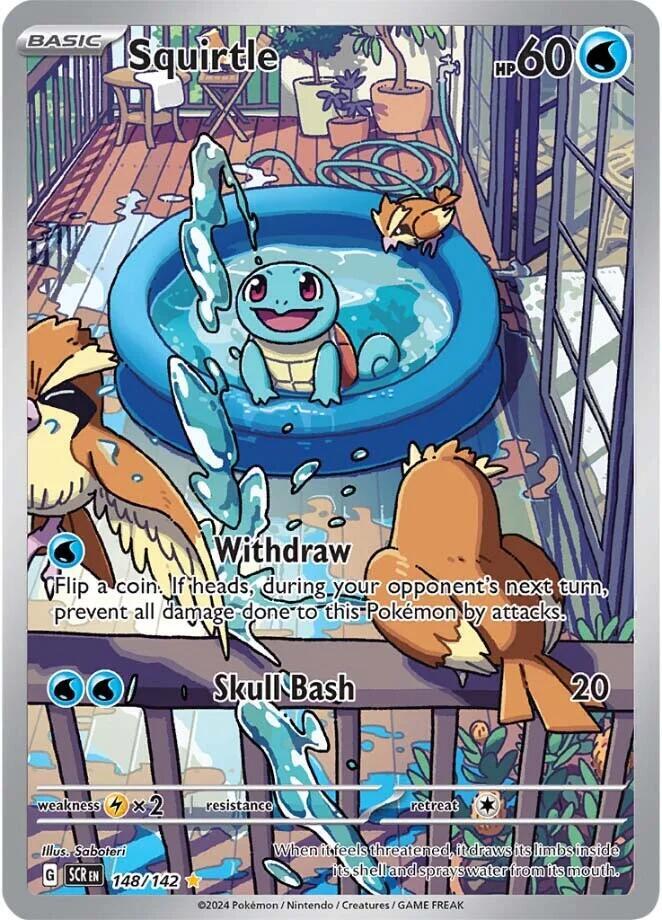 Squirtle (148) Stellar Crown (Illustration Rare)