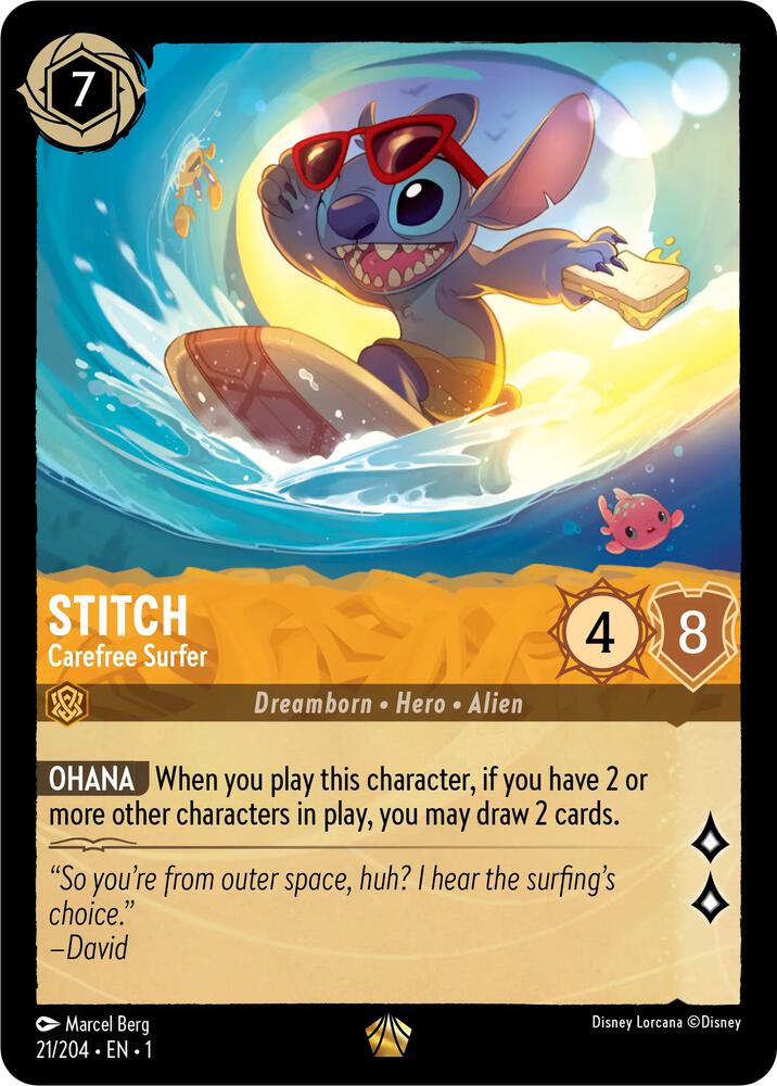 Stitch Carefree Surfer The First Chapter