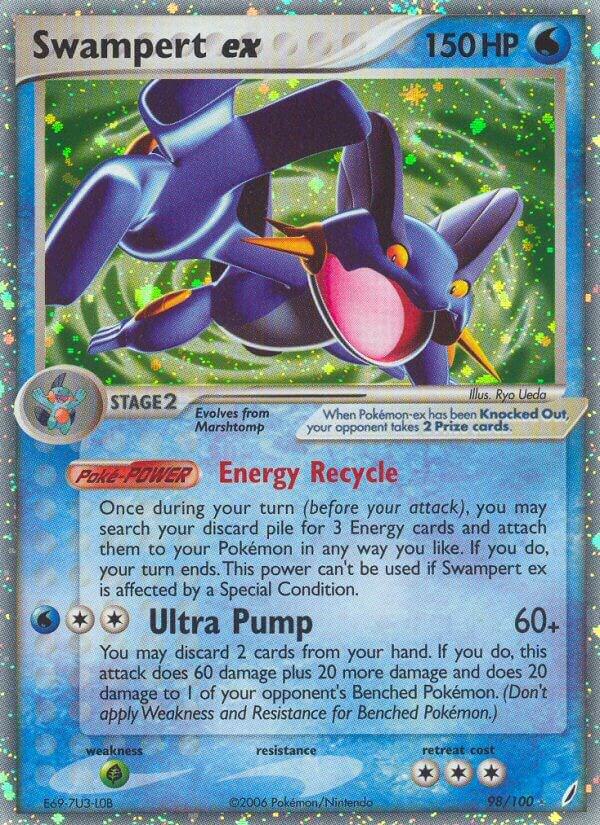 Swampert ex (98) Crystal Guardians