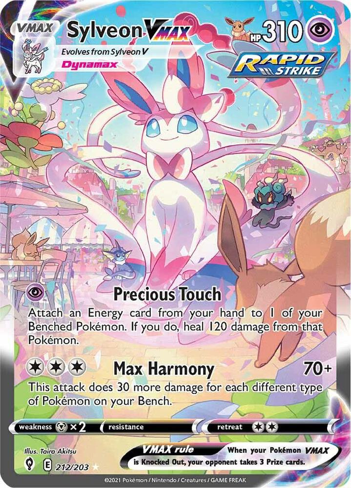 Sylveon VMAX (212) Evolving Skies