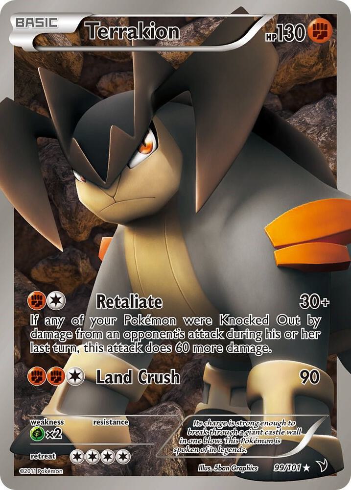 Terrakion (99 Full Art) Noble Victories