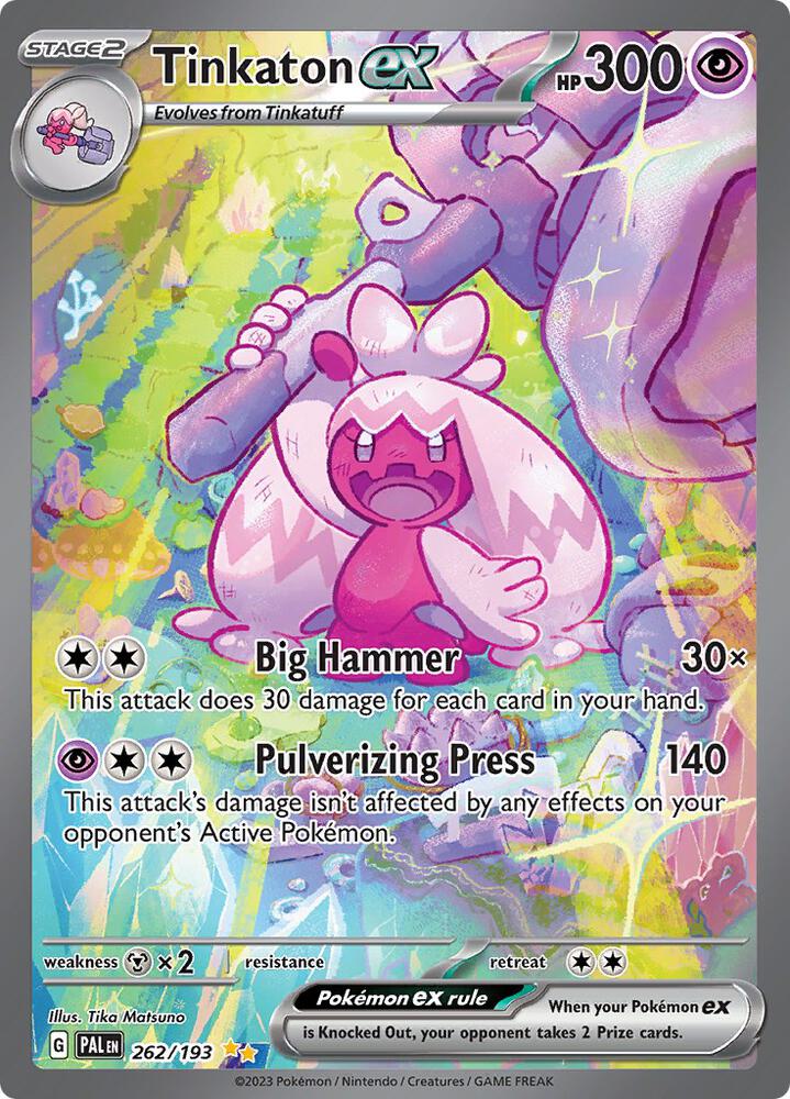 Tinkaton ex 262 Paldea Evolved (Special Illustration)