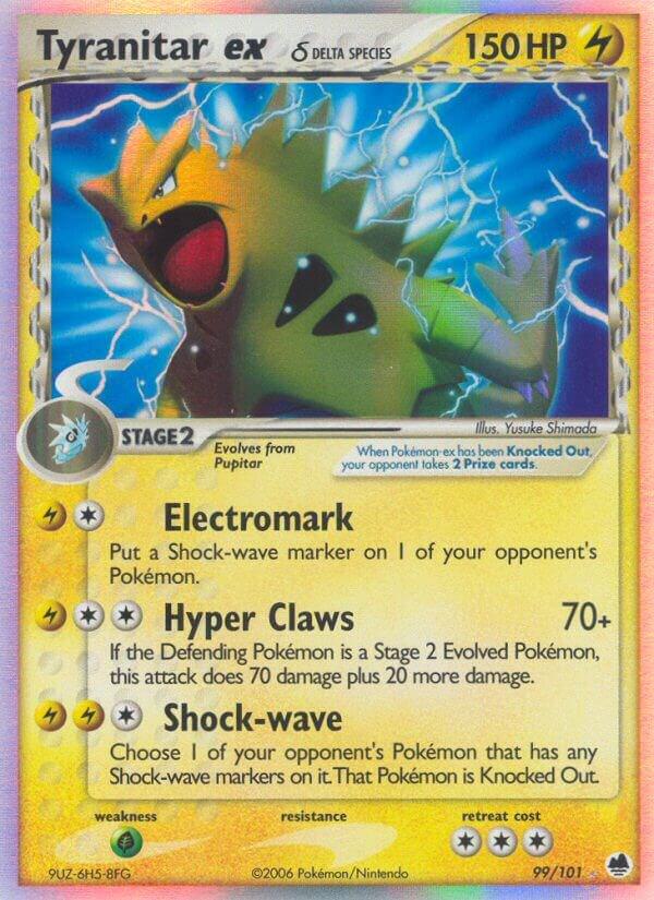 Tyranitar ex (Deltra Species) 99 (Ultra Rare)