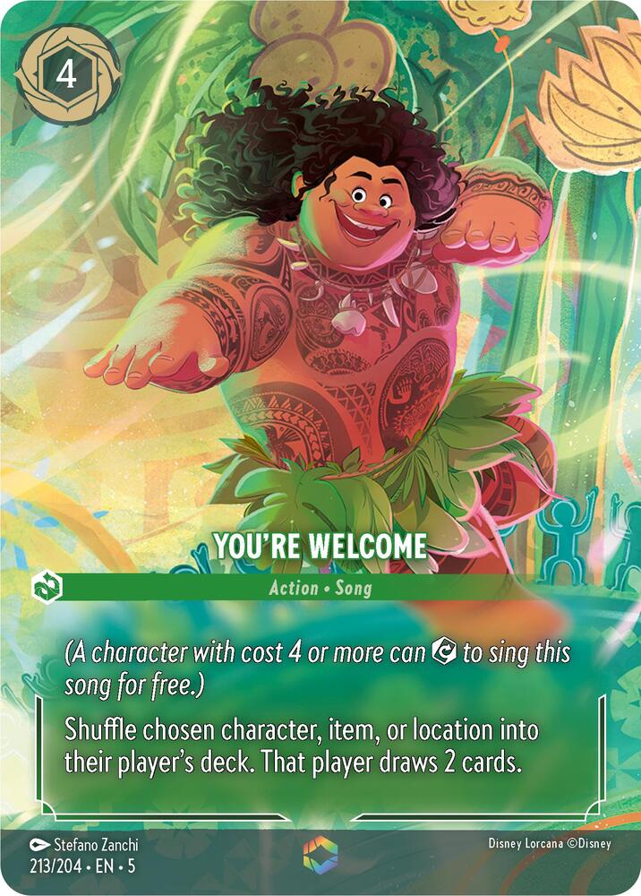 You're Welcome (Enchanted) Shimmering Skies