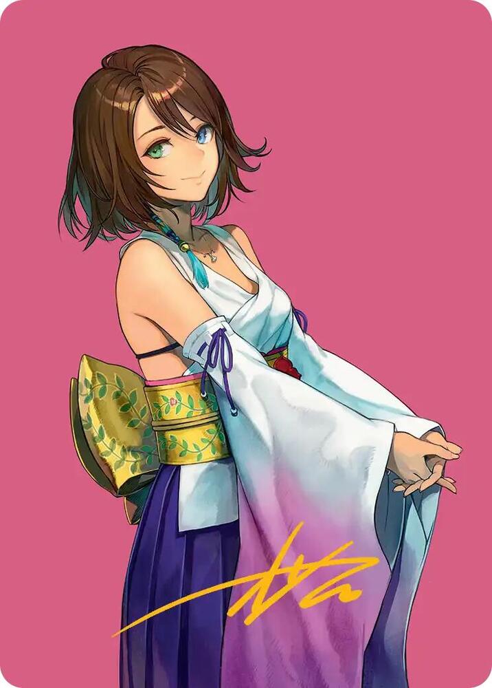Yuna, Hope of Spira Art Card (Gold Stamped Signature) #48