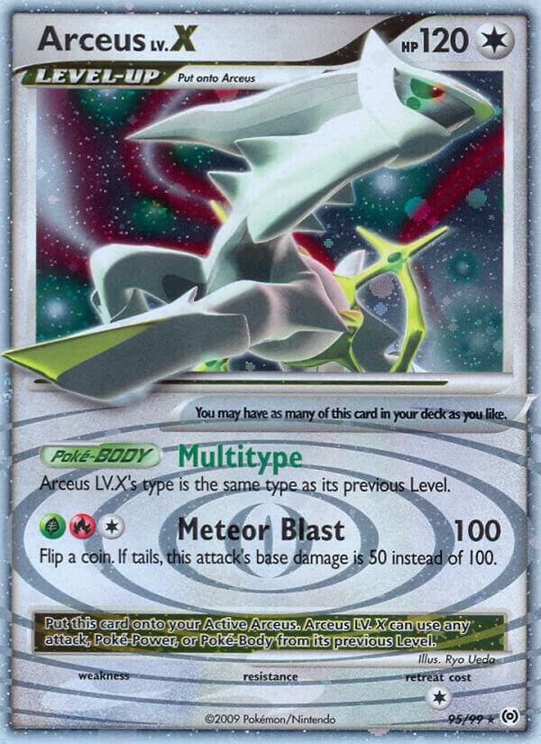 Arceus Lv.X #95 Arceus (Ultra Rare)