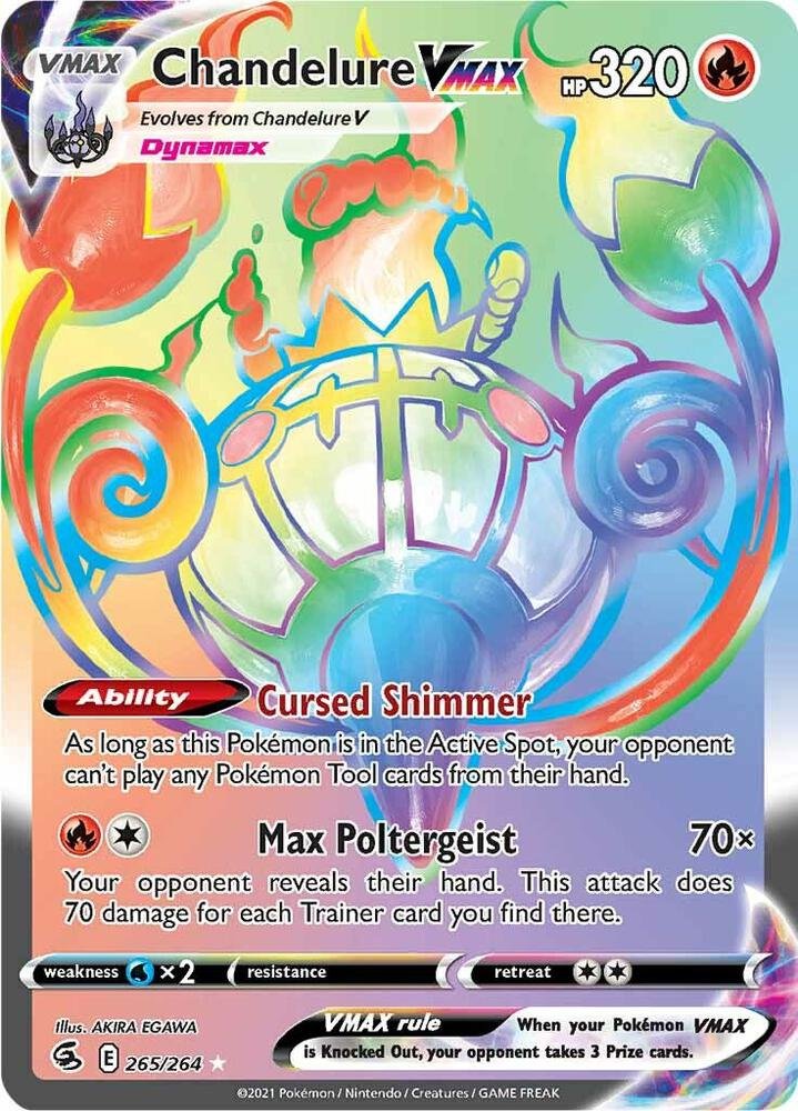 Chandelure VMAX Secret 265 Fusion Strike