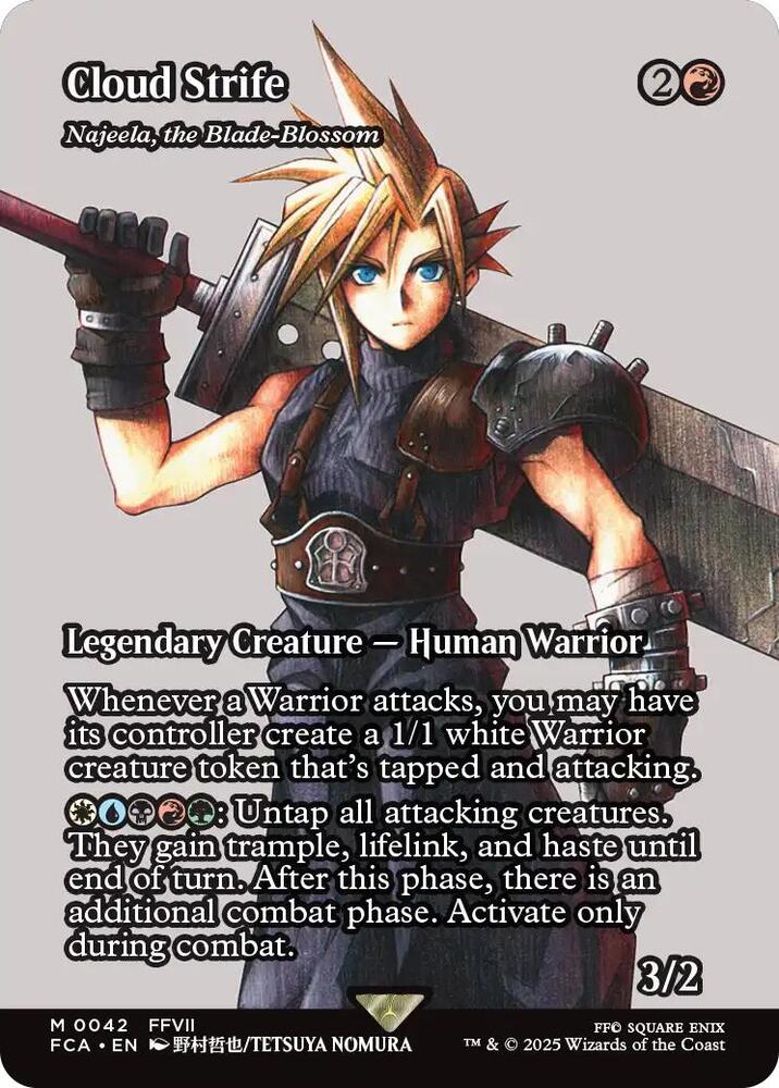Cloud Strife Najeela, the Blade Blossom (Showcase) #42