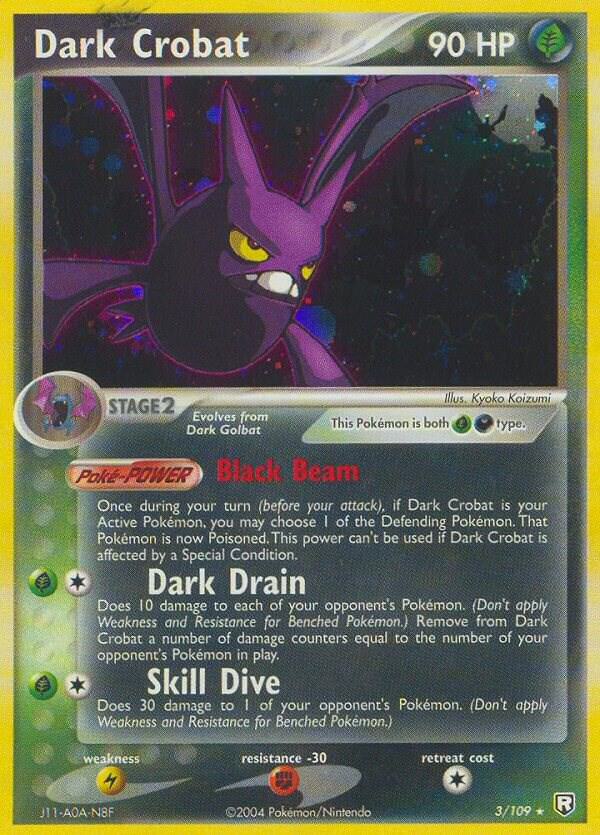 Dark Crobat #3 Team Rocket Returns (Holo Rare)