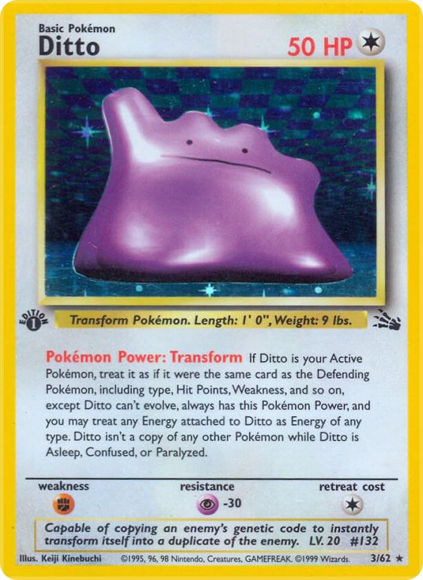 Ditto #3 Fossil (Holo Rare)