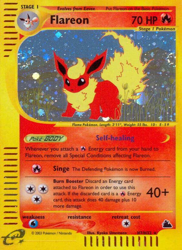 Flareon #H07 Skyridge (Holo Rare)