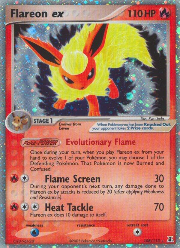 Flareon ex #108 Delta Species (Ultra Rare)
