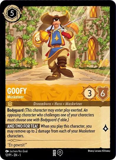 Goofy, Musketeer DLPC, 12