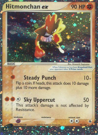 Hitmonchan ex #98 Ruby and Sapphire (Ultra Rare)