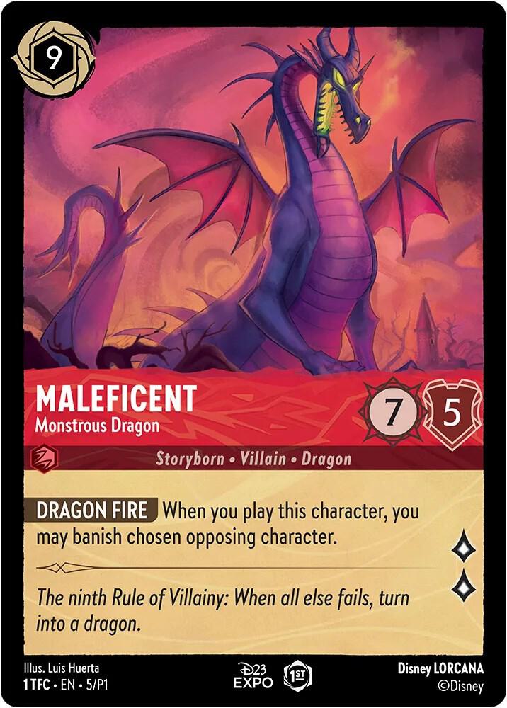 Maleficent, Monstrous Dragon D23 Promo, 5