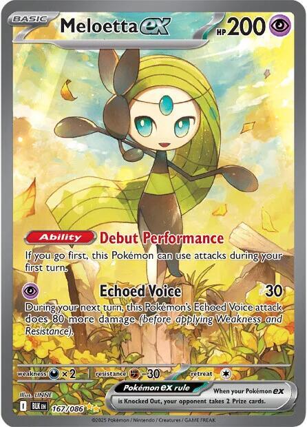 Meloetta ex 167 Black Bolt (Special Illustration Rare)
