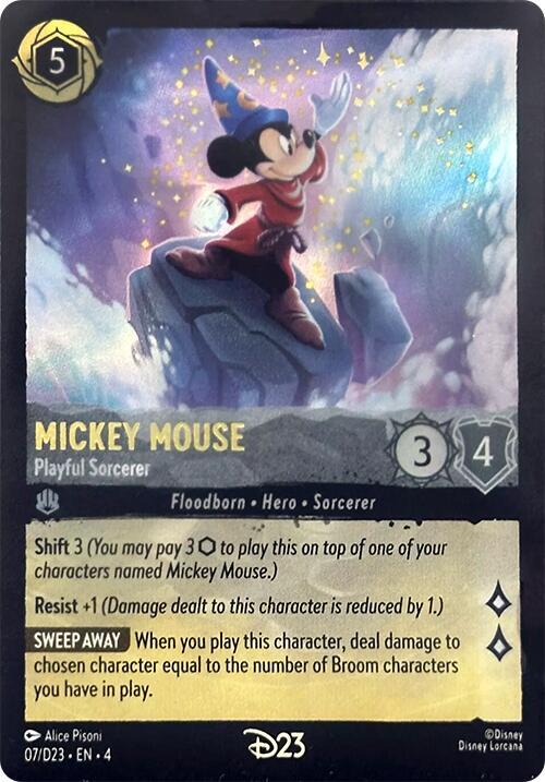 Mickey Mouse, Playful Sorcerer D23 Promo, 7