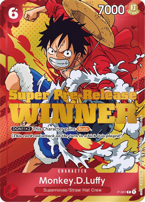 Monkey.D.Luffy #P 001 (Super Pre Release) Winner