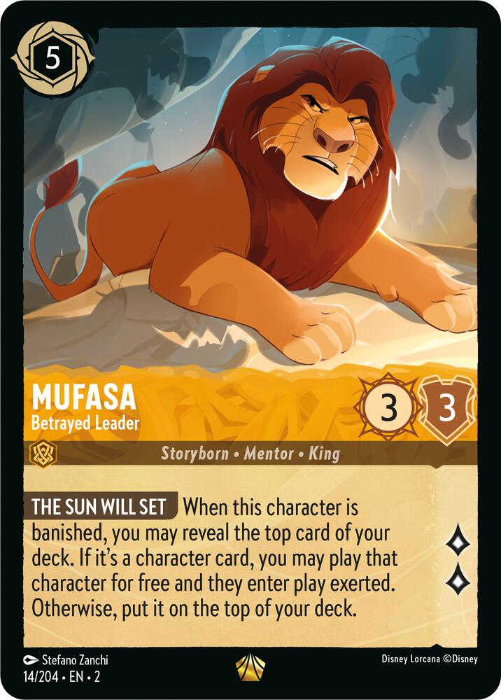 Mufasa Betrayed Leader #14