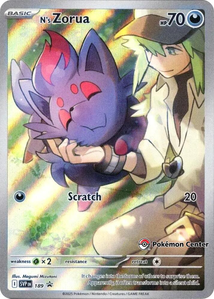 N's Zorua 189 (Pokemon Center Exclusive)
