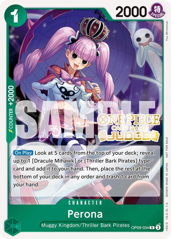 Perona (Judge Pack Vol. 5) One Piece Card