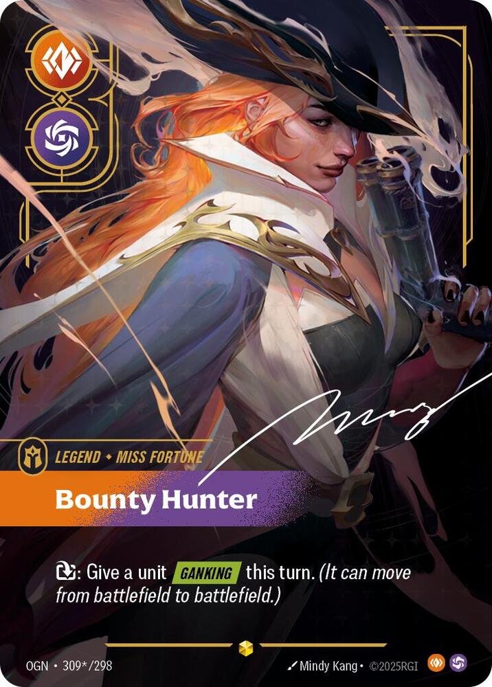 Riftbound Miss Fortune Bounty Hunter Signature 309 Origins