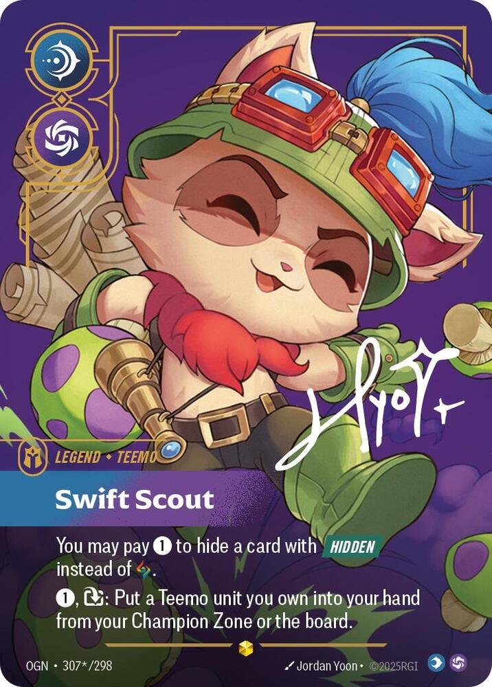 Riftbound Teemo Swift Scout 307 Signature Origins