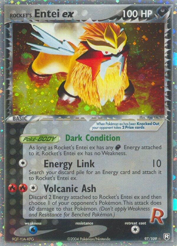 Rocket's Entei ex #97 Team Rocket Returns (Ultra Rare)