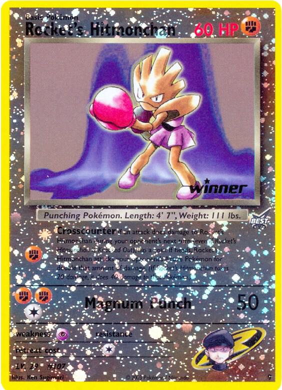 Rocket's Hitmonchan #9 (Winner) Promo
