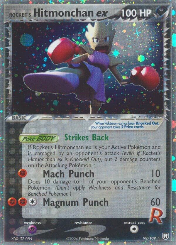 Rocket's Hitmonchan ex #98 Team Rocket Returns (Ultra Rare)