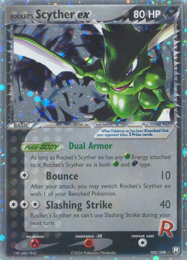 Rocket's Scyther ex #102 Team Rocket Returns (Ultra Rare)