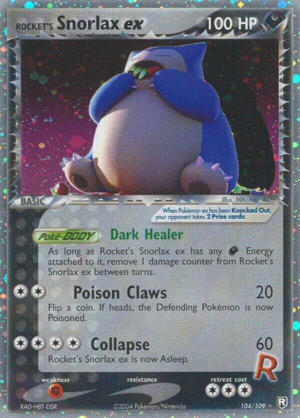 Rocket's Snorlax ex #104 Team Rocket Returns (Ultra Rare)