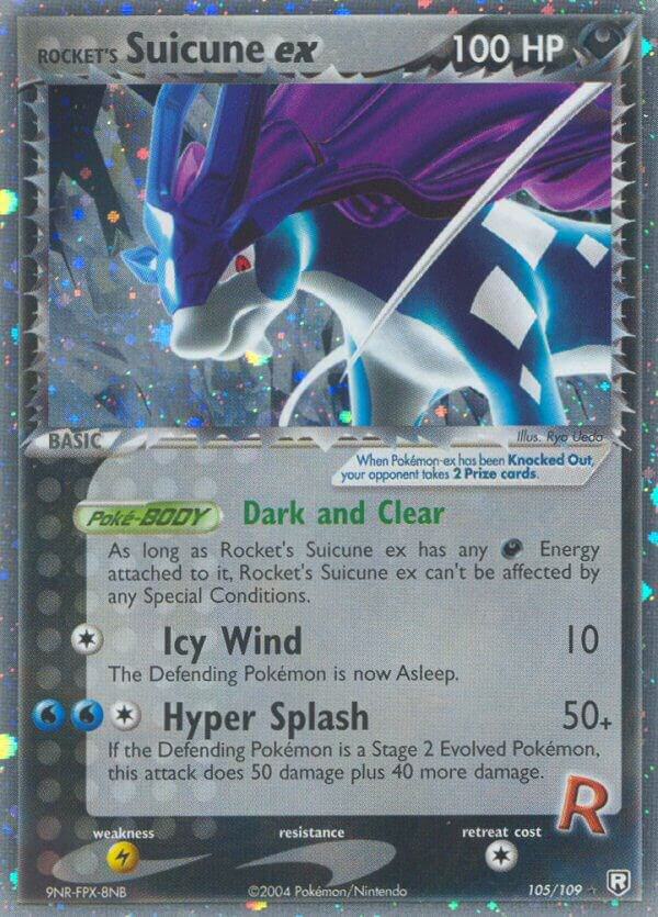 Rocket's Suicune ex #105 Team Rocket Returns (Ultra Rare)