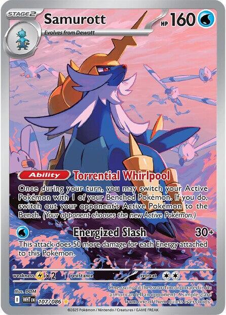 Samurott 107 White Flare (Illustration Rare)