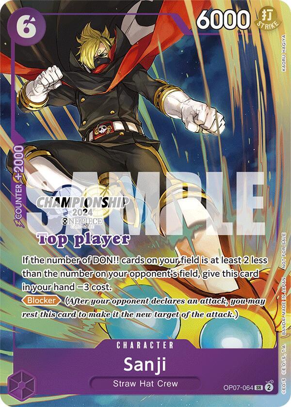 Sanji (Championship 2024 Top Player Pack) #OP07 064