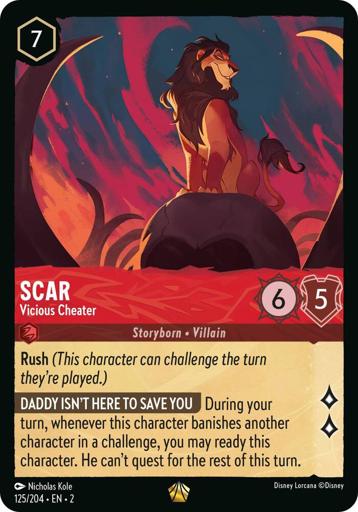 Scar Vicious Cheater #125