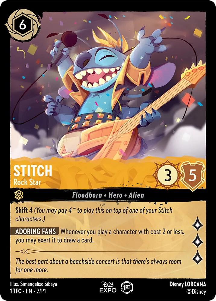 Stitch Rock Star D23 Promos