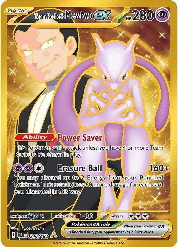Team Rocket's Mewtwo ex 240