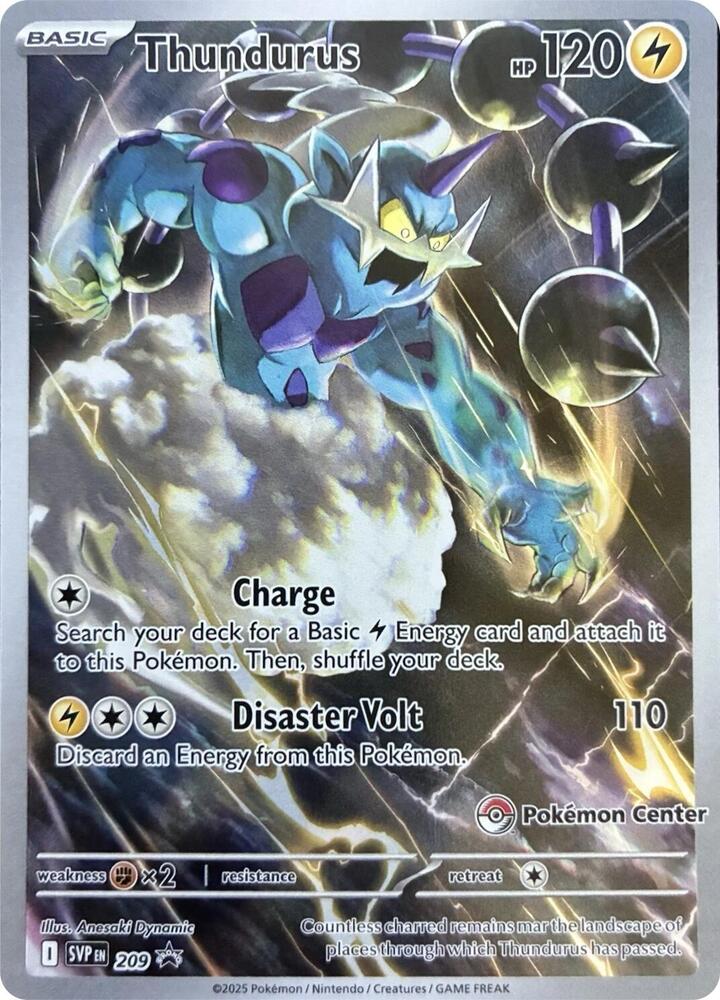Thundurus 209 (Pokemon Center Exclusive)