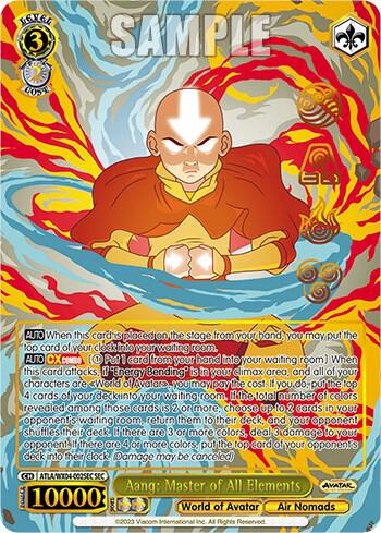 Aang Master of All Elements (SEC) Weiss Schwarz