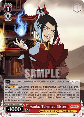 Azula Talented Sister (ATR) Weiss Schwarz