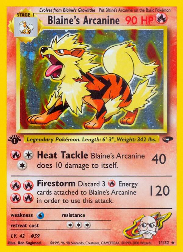 Blaine's Arcanine #001