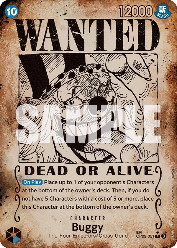 Buggy (Wanted Poster) #OP09 051