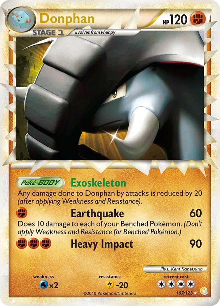 Donphan (Prime) #107 HeartGold SoulSilver