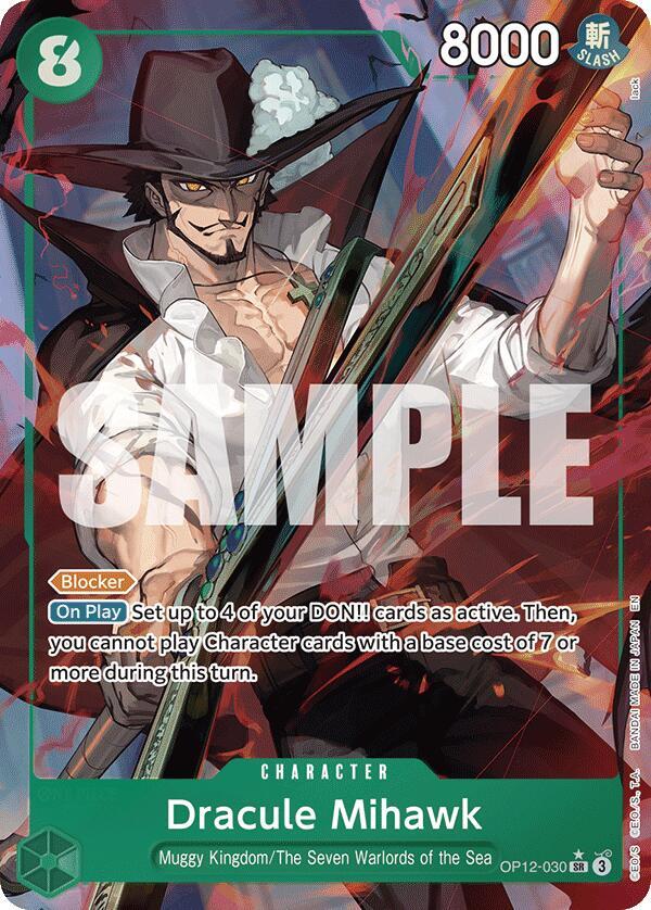 Dracule Mihawk (Alternate Art) #OP12 030