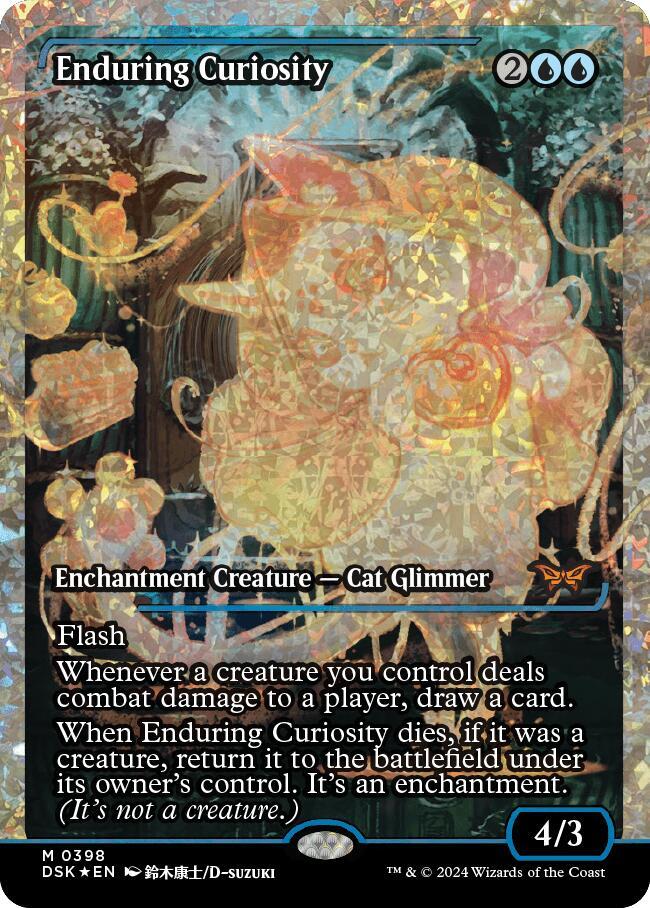 Enduring Curiosity #398 (Showcase) (Fracture Foil)