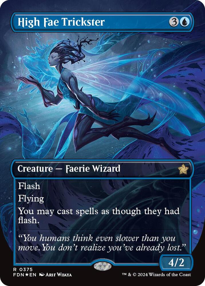 High Fae Trickster (Borderless) (Mana Foil) Foundations