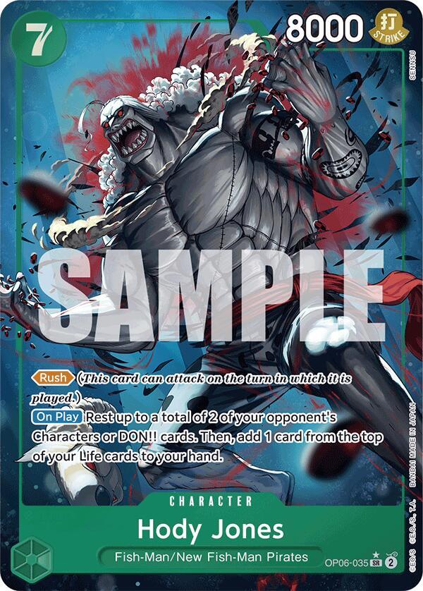 Hody Jones (Alternate Art) #OP06 035
